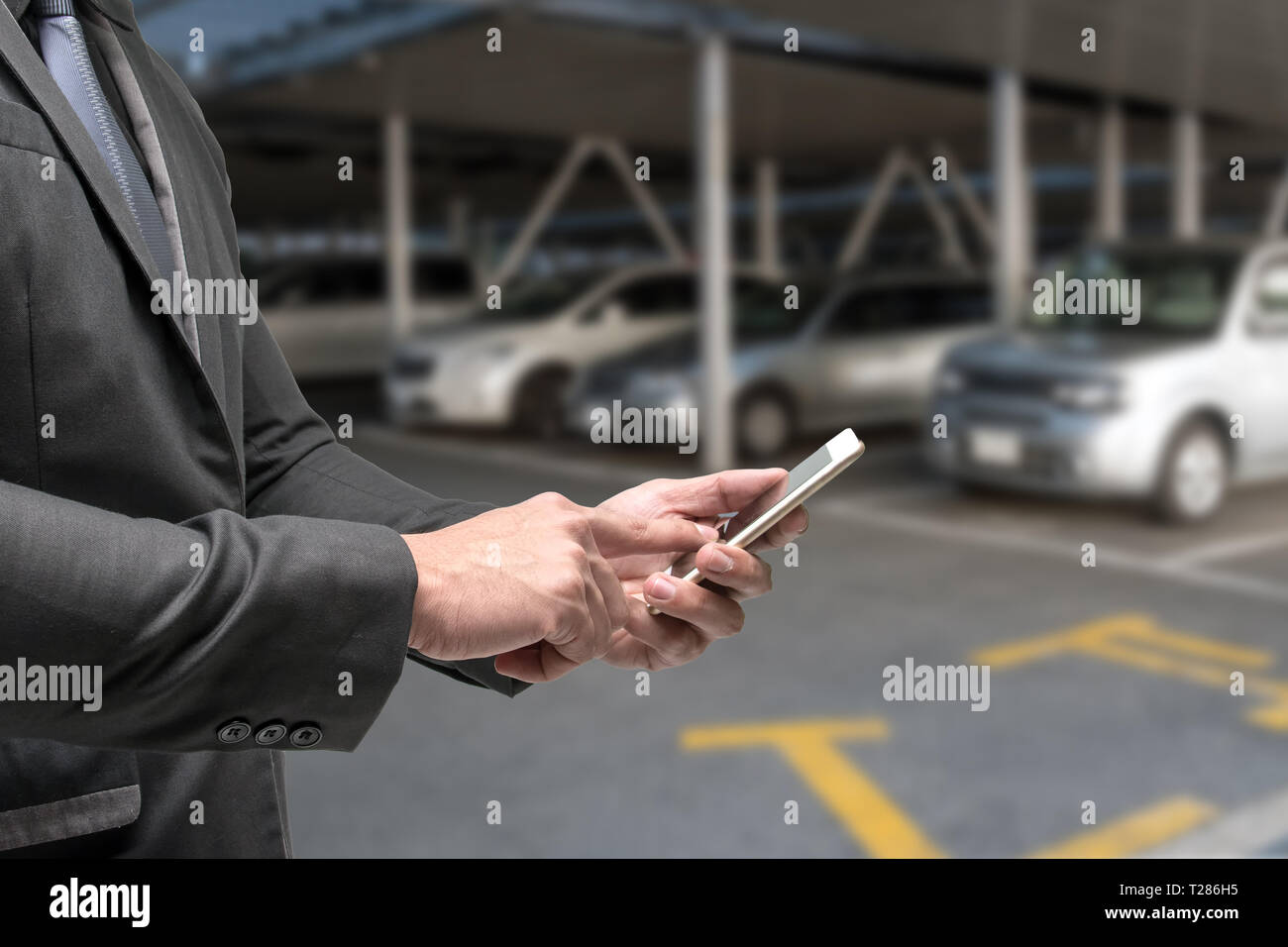 Car sharing service or rental concept. Sharing economy and