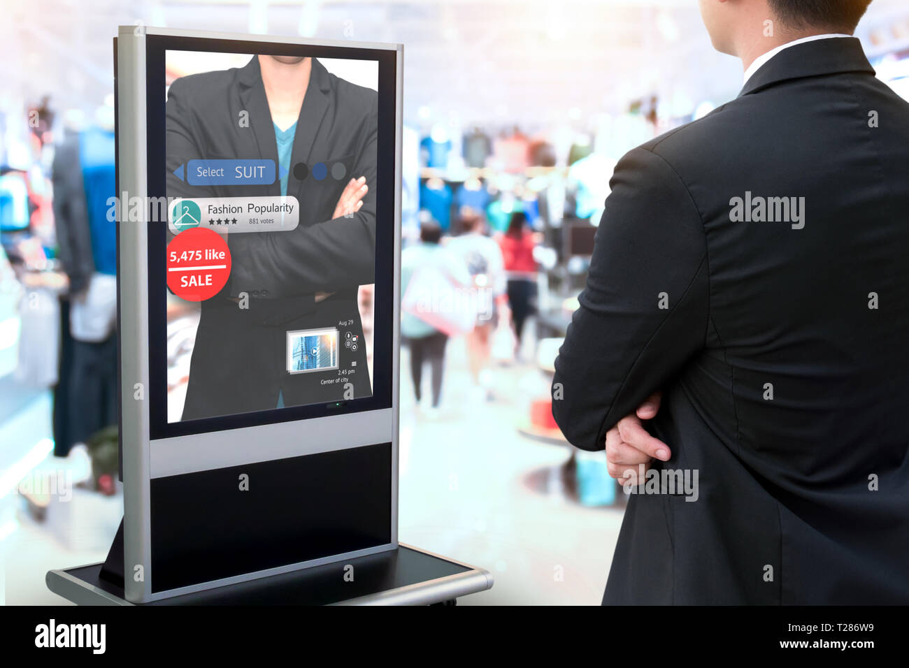 Intelligent Digital Signage , Augmented reality marketing and face