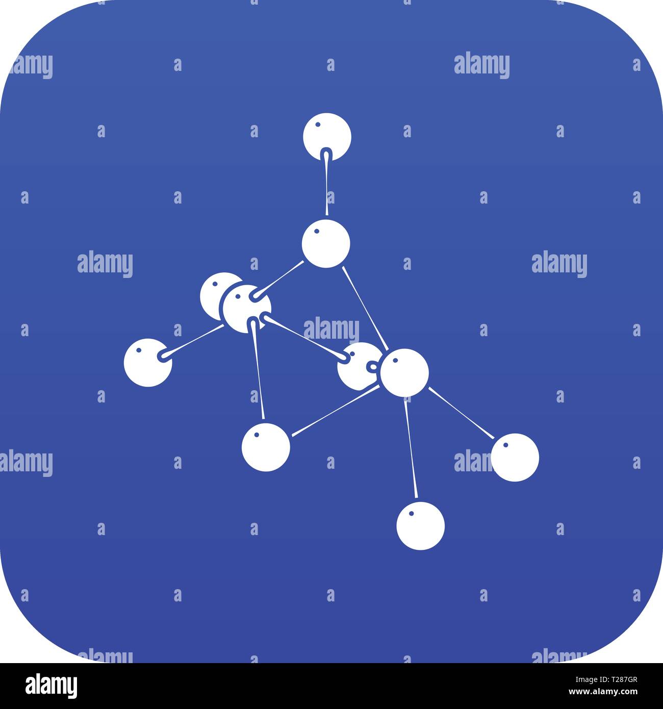 Ethyl acetate icon blue vector Stock Vector Image & Art - Alamy