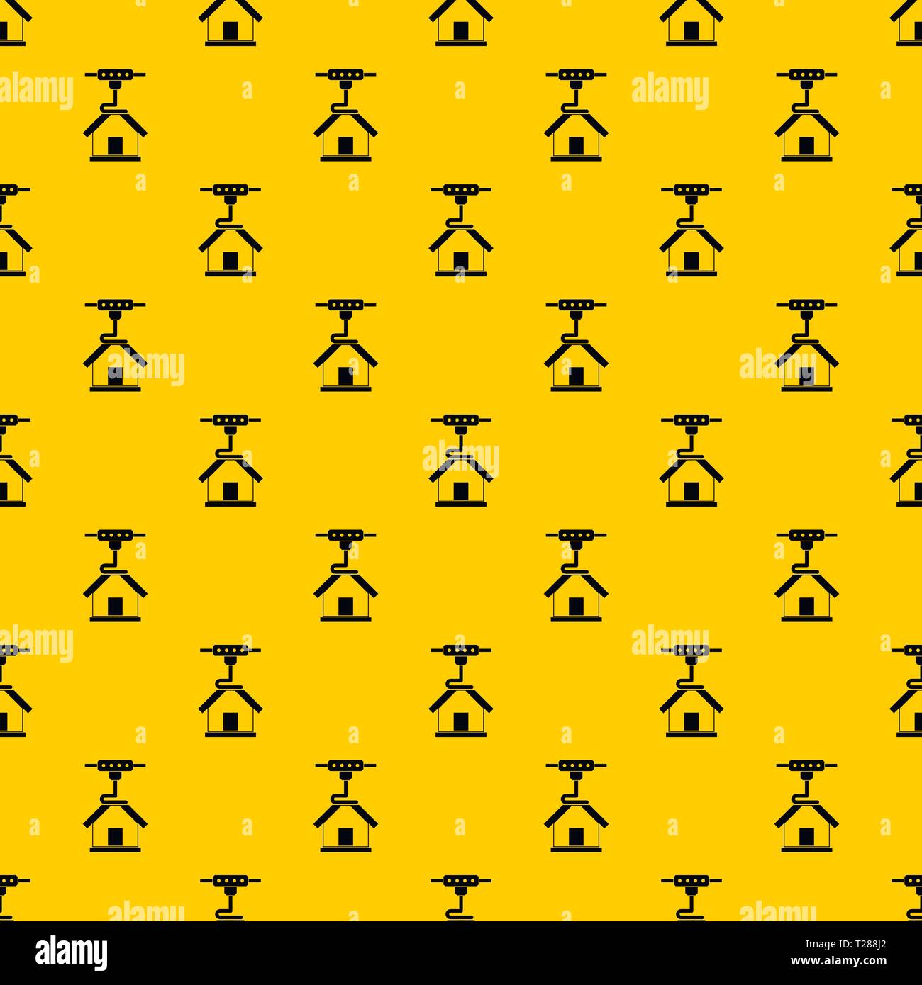 3d printer printing house pattern vector Stock Vector Image & Art - Alamy
