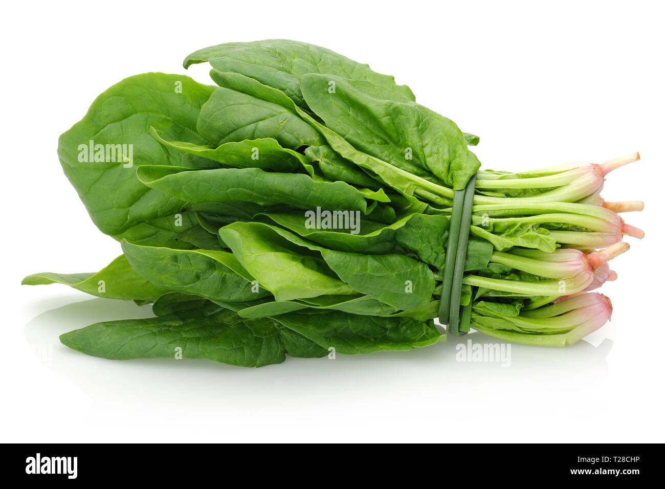 Bunch of fresh spinach isolated on white background Stock Photo - Alamy