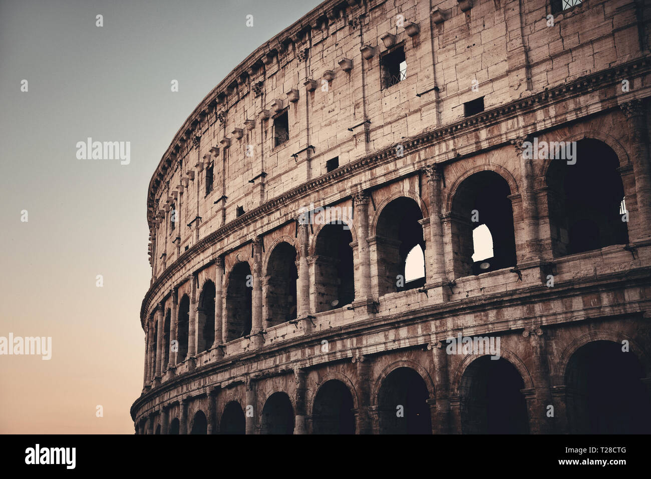 Colosseum is the symbolic architecture of Rome and Italy Stock Photo ...