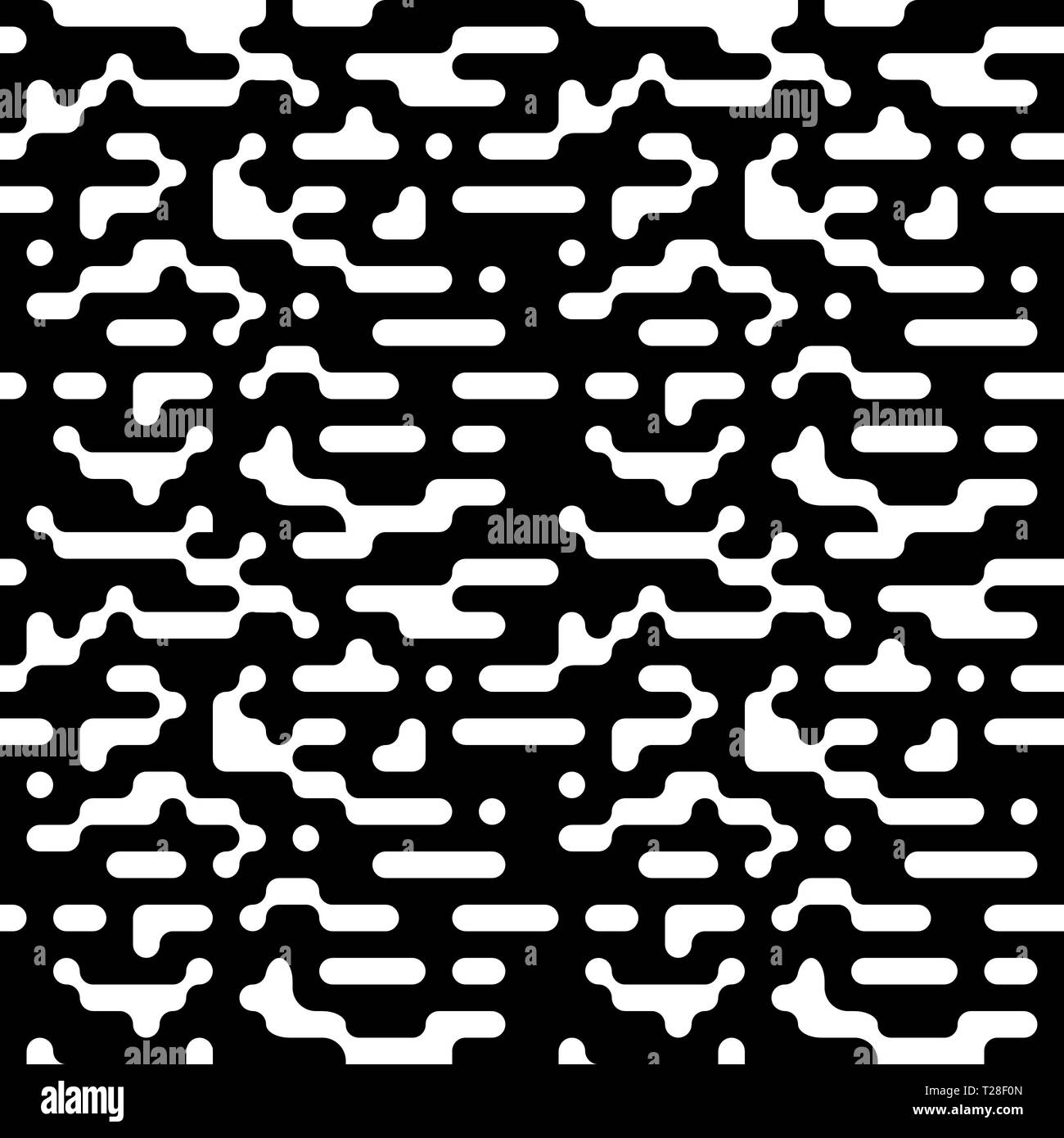 Black and white repeat pattern hi-res stock photography and images - Alamy
