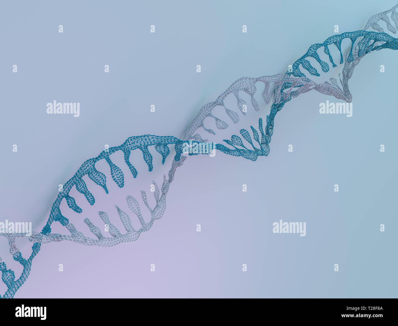 DNA chain. Abstract scientific background. Beautiful illustraion ...