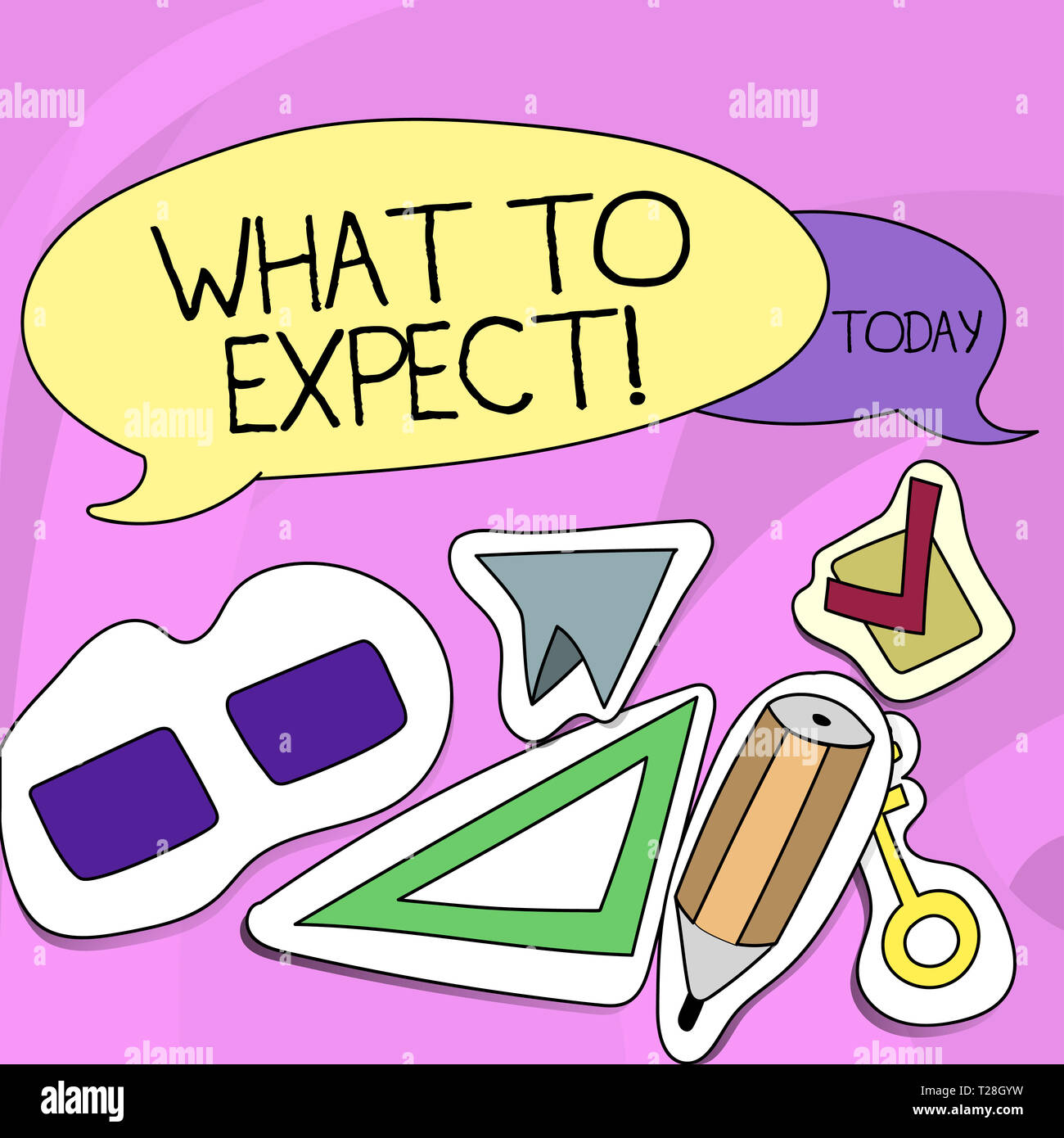 Expect A Text Word writing text What To Expect. Business photo showcasing asking ...