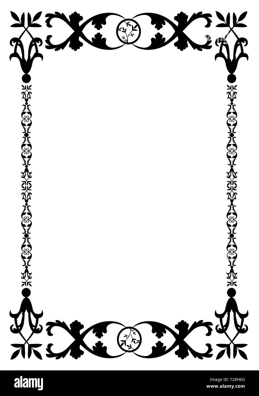 Ornamental old frame Stock Vector Image & Art - Alamy