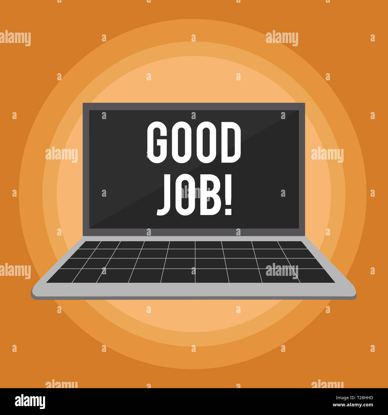 Writing note showing Good Job. Business concept for used for praising ...