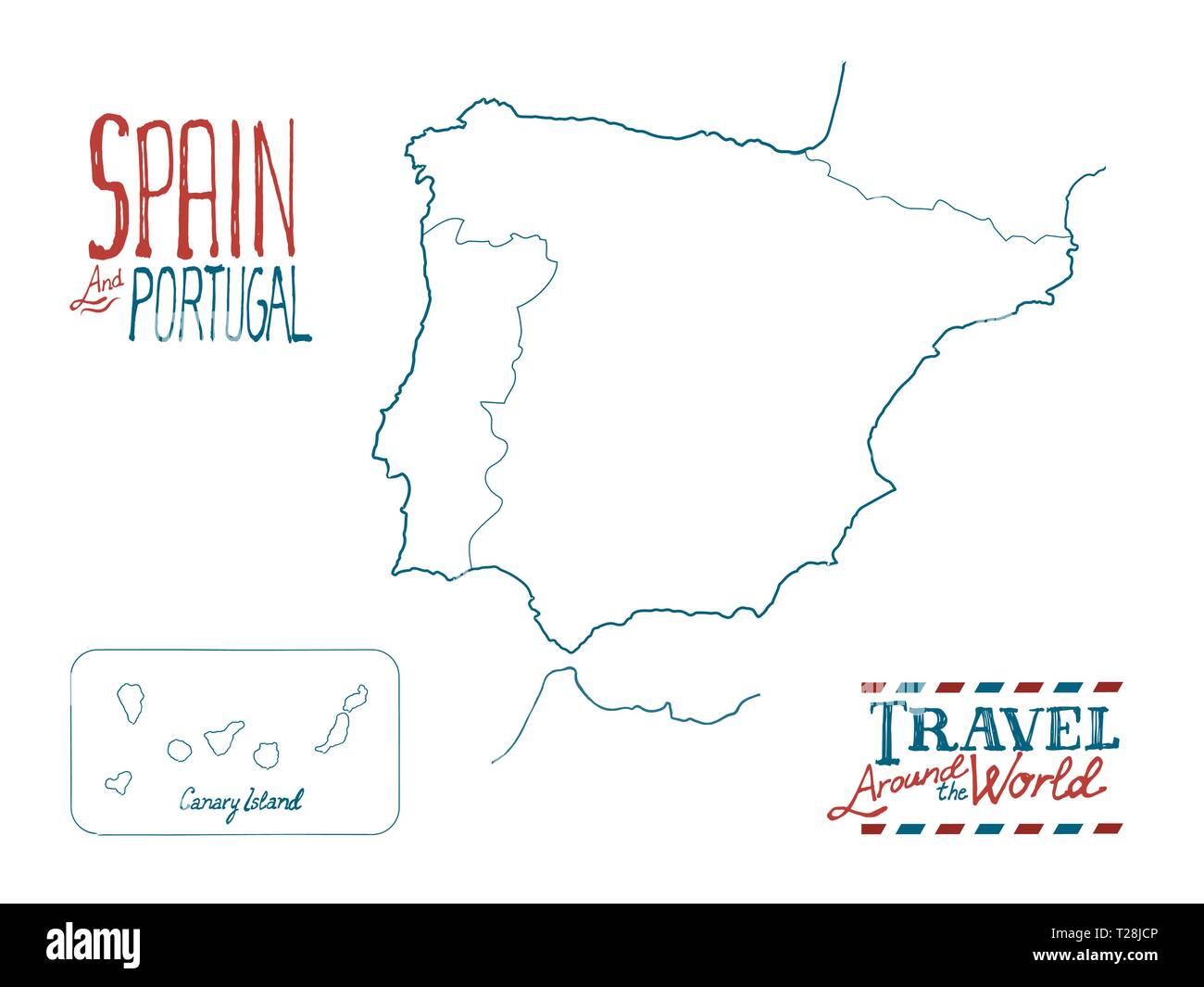 Spain Map  Portugal travel, Spain and portugal, Portugal