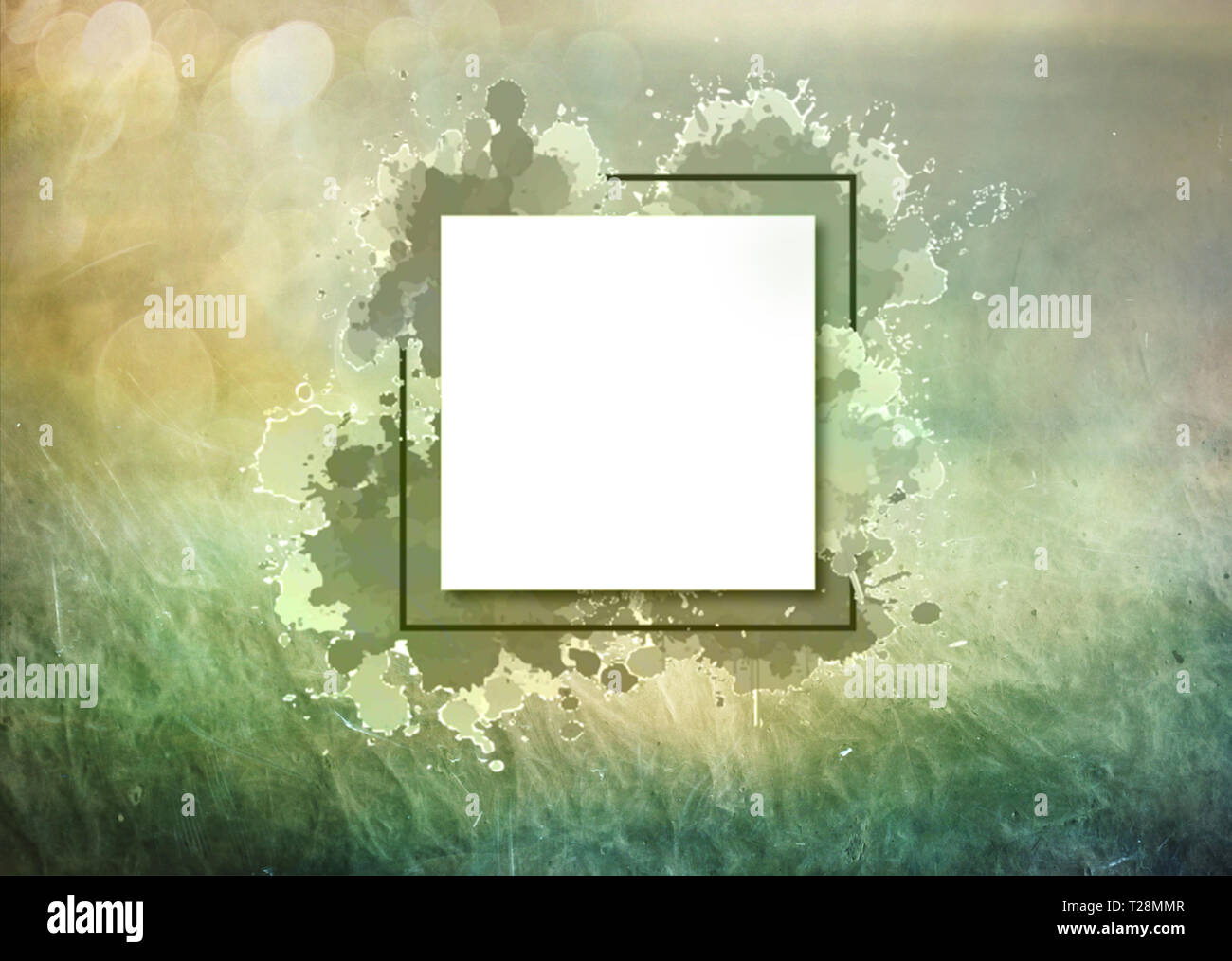 Abstract colorful spring background with a place to write a text on it ...