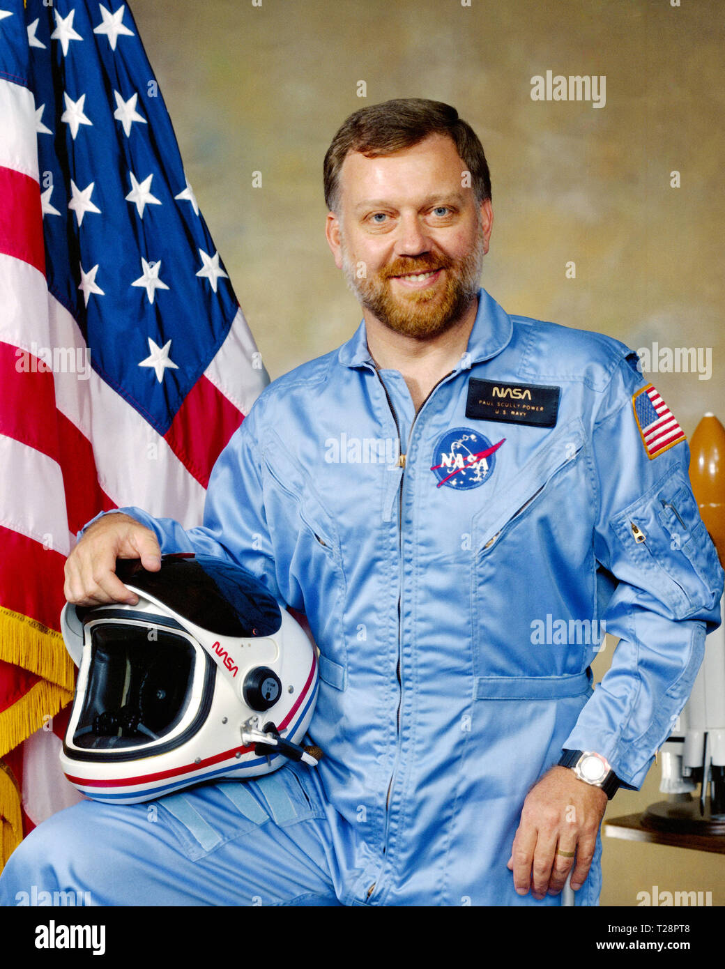 (26 July 1984) --- Astronaut Paul D. Scully-Power, payload specialist Stock Photo