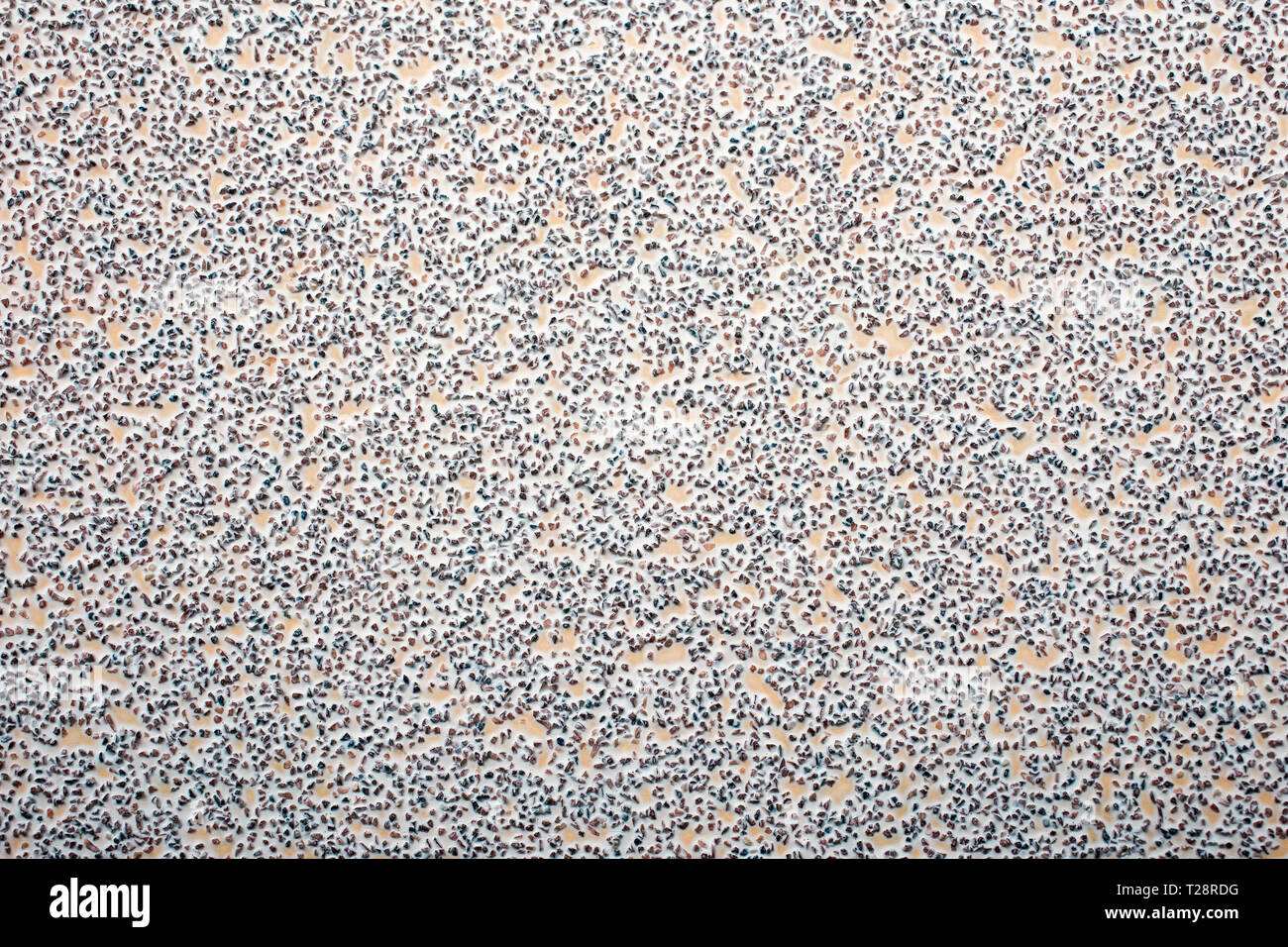 Wall Is Covered In Decorative Mosaic Stock Photo
