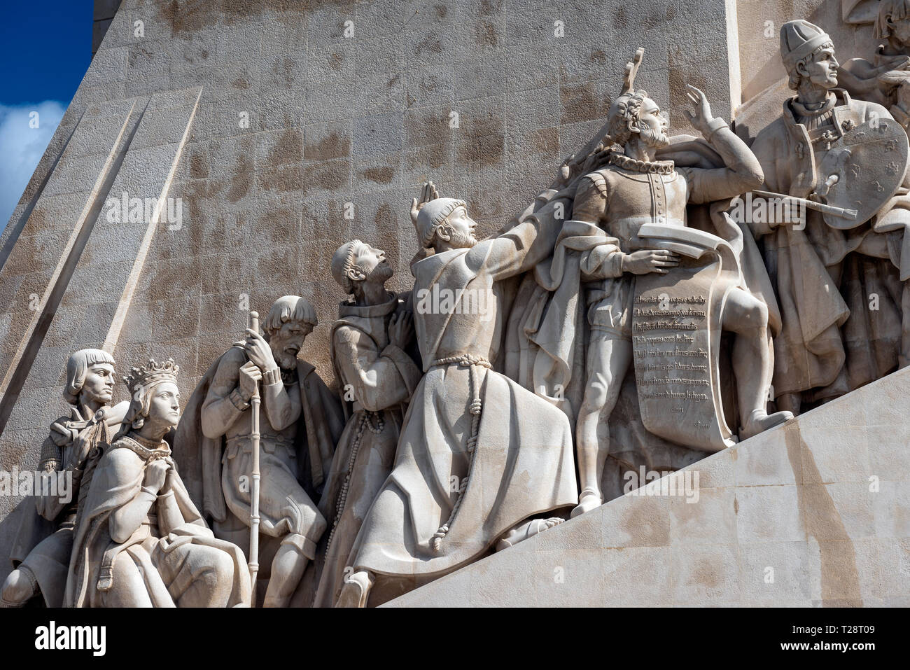 Padrão dos Descobrimentos (Monument of the Discoveries), Belem, Lisbon, Portugal Stock Photo