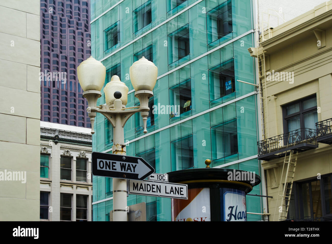 San Francisco street lamp Stock Photo Alamy