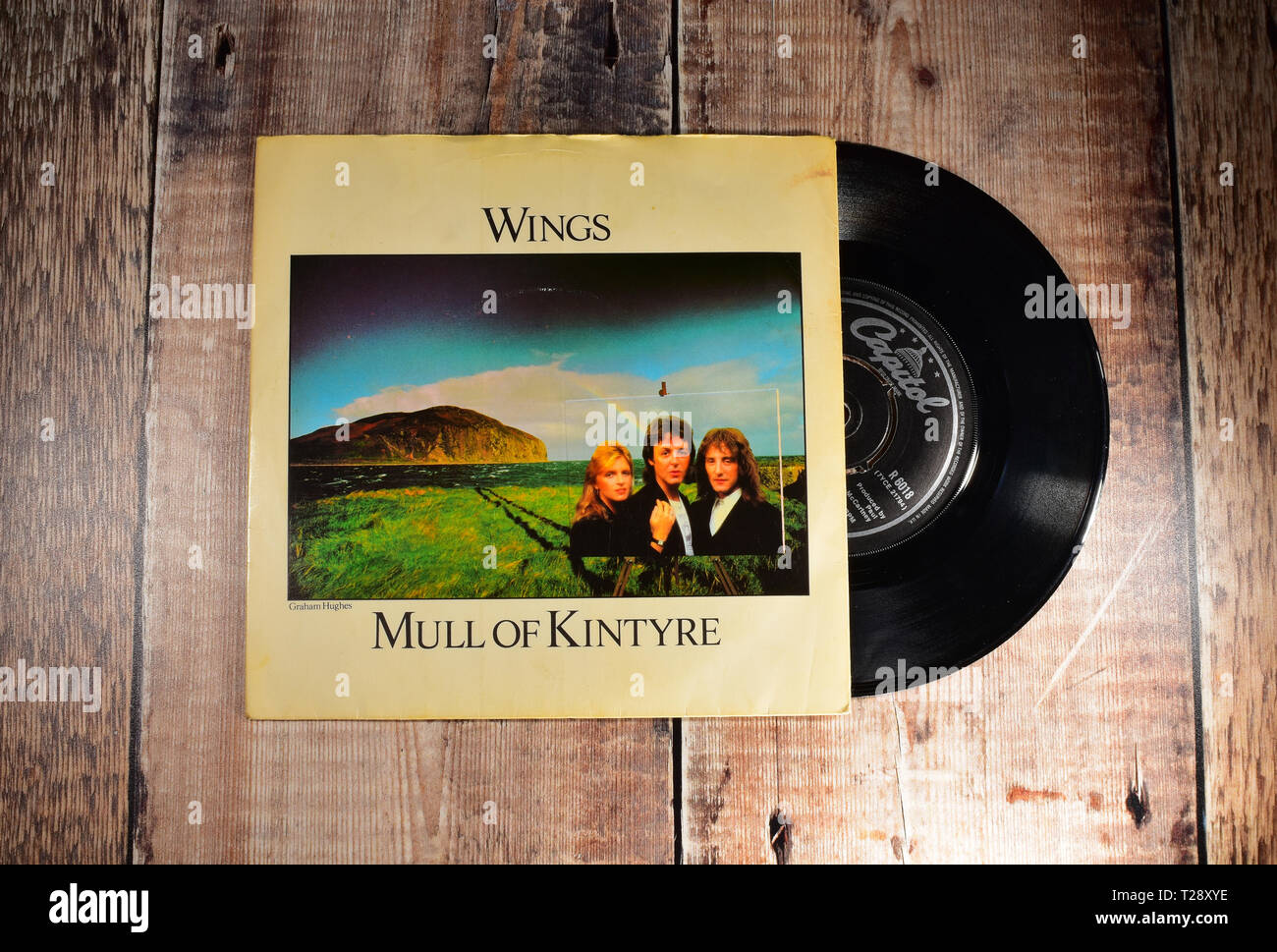 Wings 7inch single, Mull of Kintyre Stock Photo Alamy