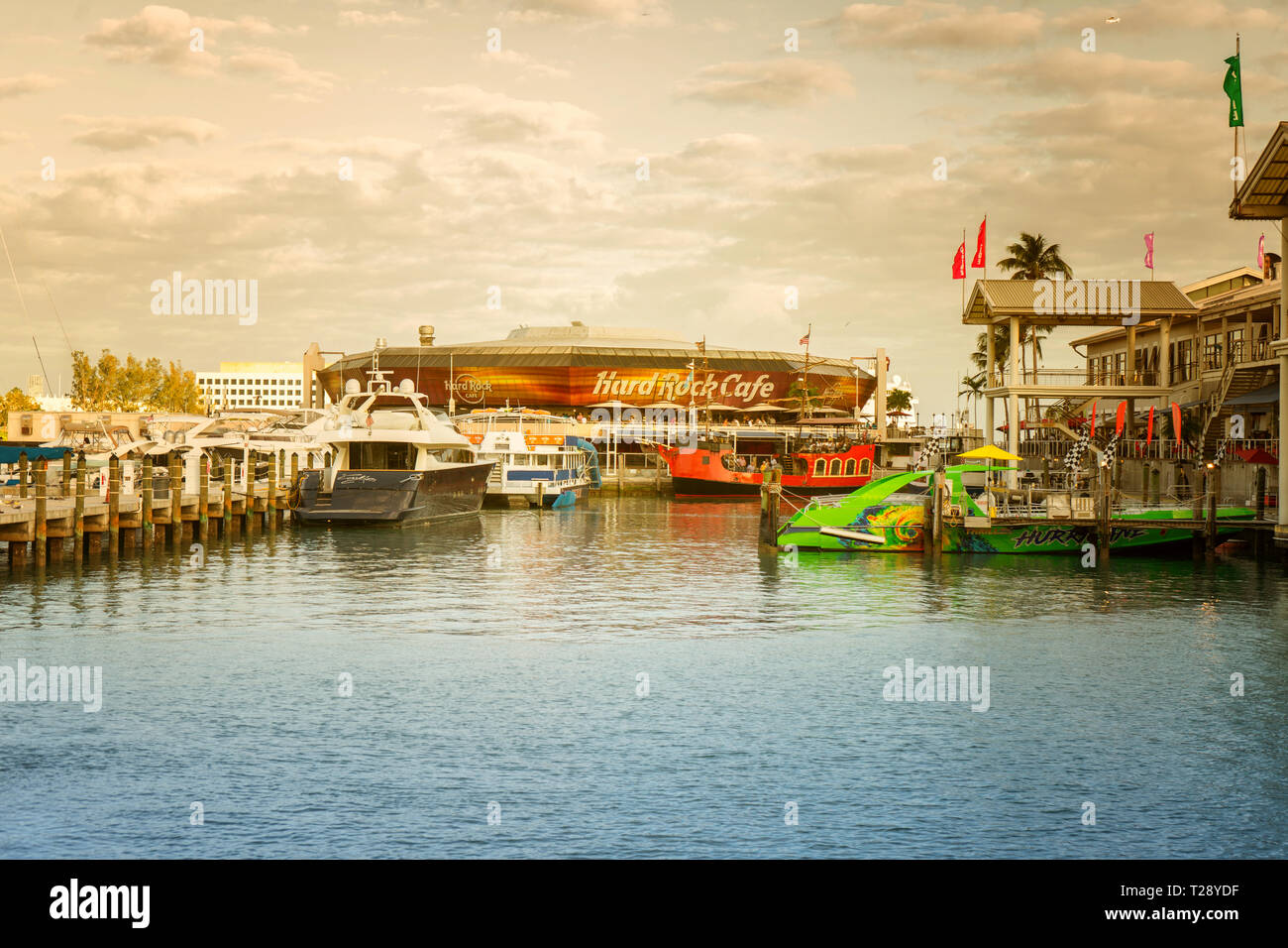 Hard Rock Cafe Miami Stock Photo - Alamy