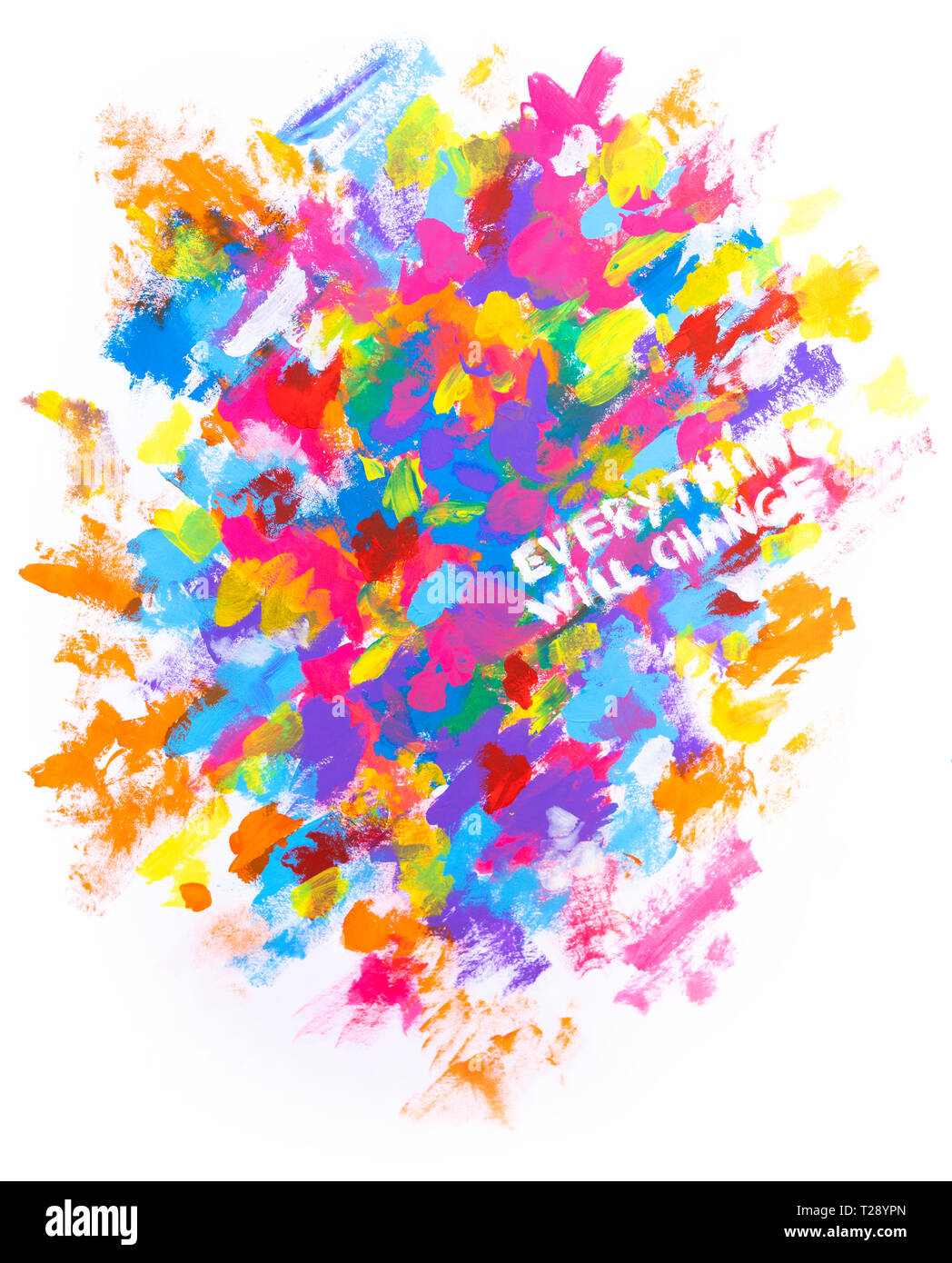 Layers of paint with stunning texture Stock Photo Alamy