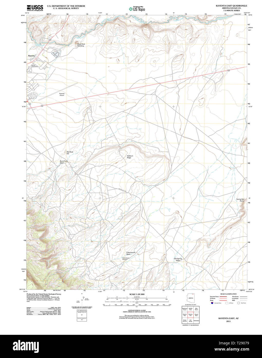 Map of kayenta hires stock photography and images Alamy