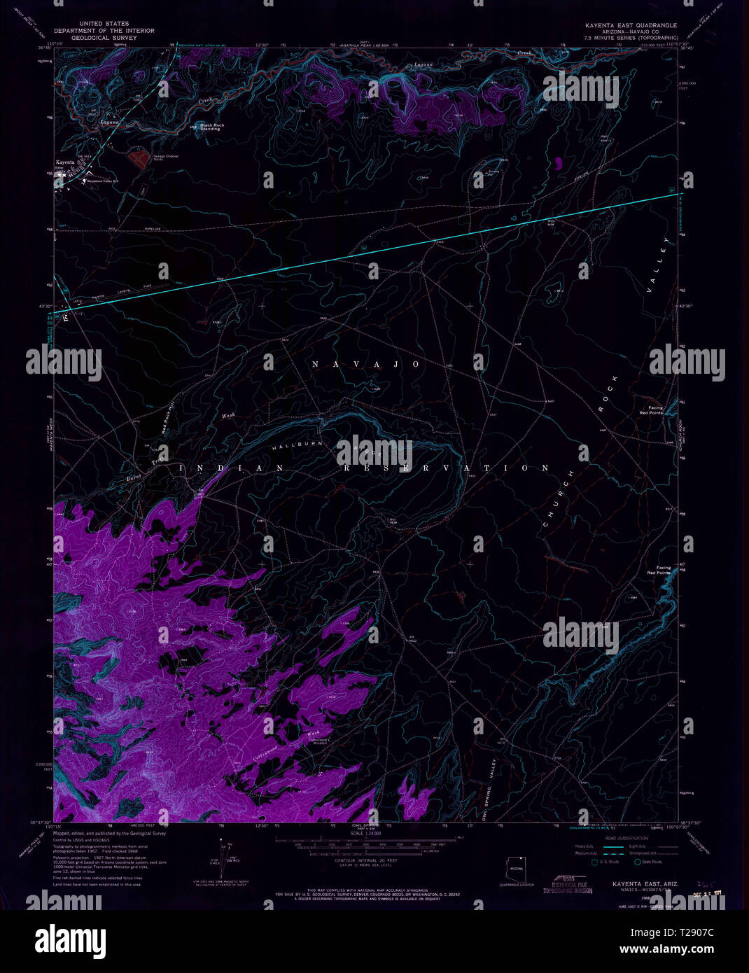 Map of kayenta hires stock photography and images Alamy