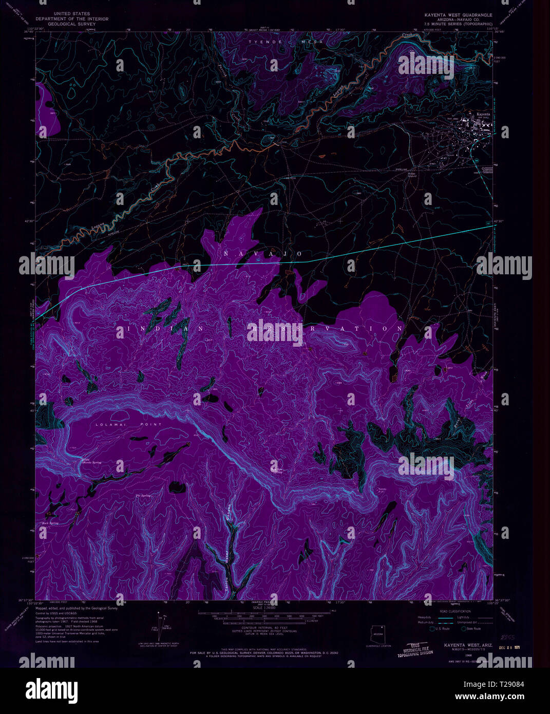 Map of kayenta hires stock photography and images Alamy