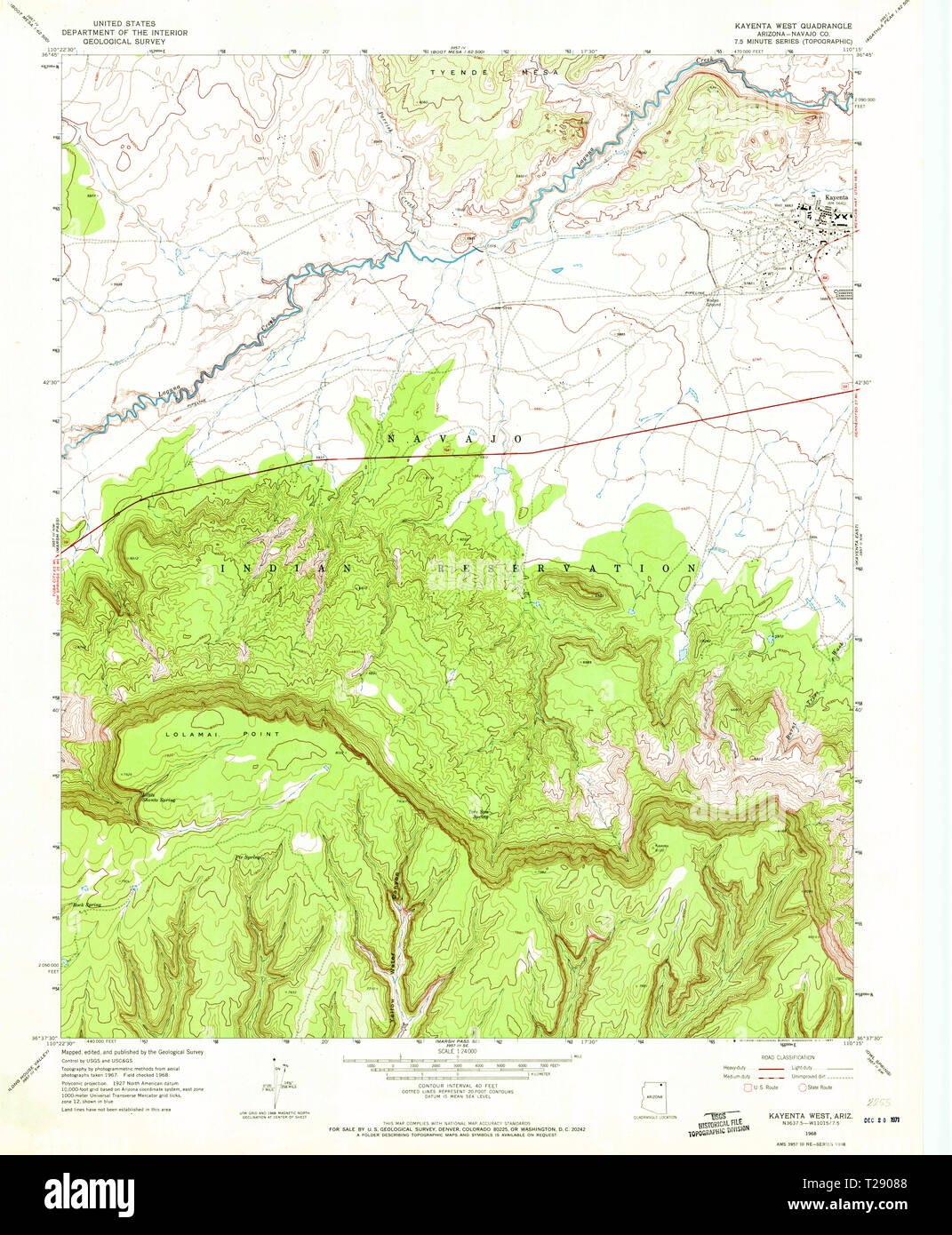Map of kayenta hires stock photography and images Alamy