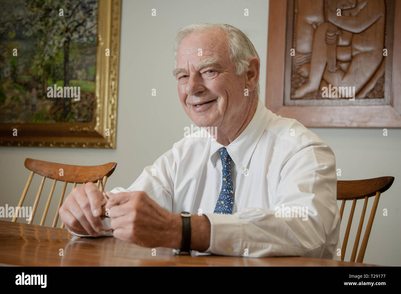 2006 August 16 H.F. 'Gerry' Lenfest,  an early pioneer in cable television , the pre-eminent philanthropist in Philadelphia, Stock Photo