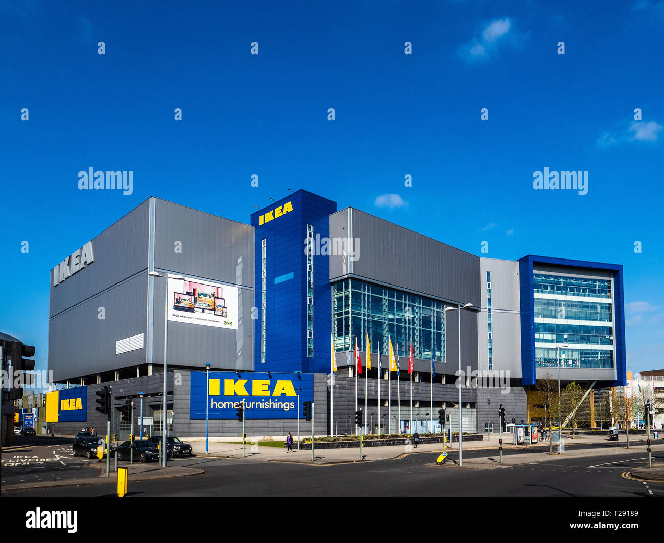 IKEA store in Coventry UK - the city centre IKEA store in central Coventry. Scheduled to close permanently from 2020. Stock Photo