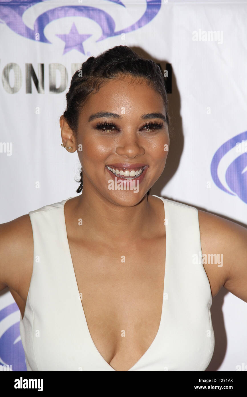 Alexandra Shipp promotes "20th Century Fox's Dark Phoenix" at WonderCon