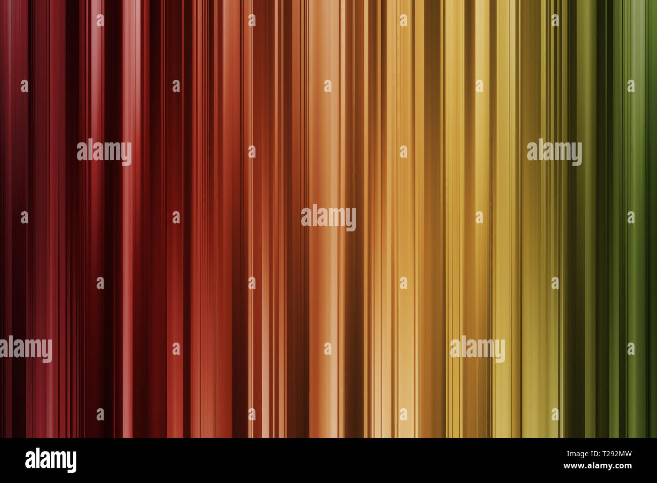 Red, orange, yellow, green lines, dark abstract background Stock Photo
