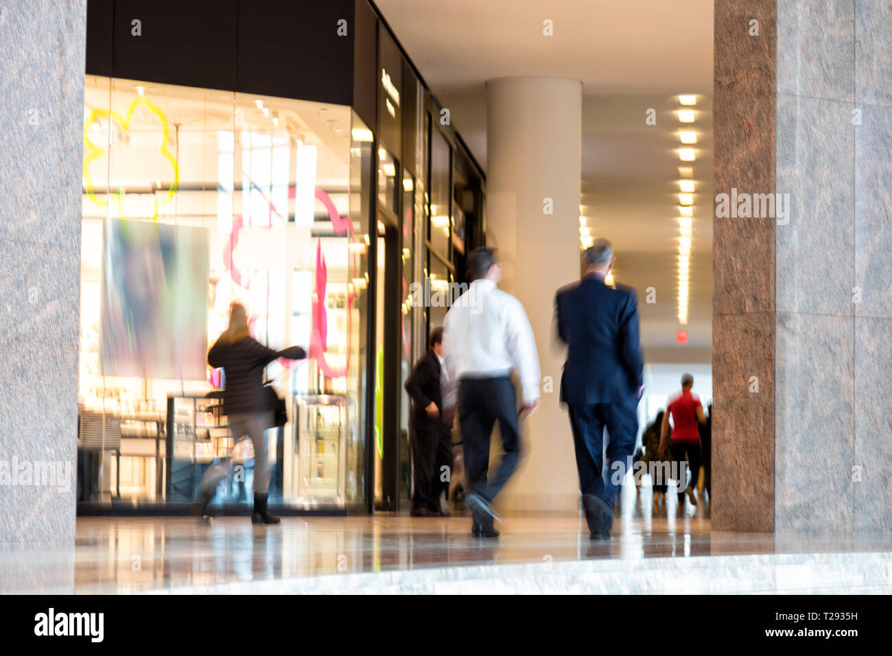 Business People walking Stock Photo