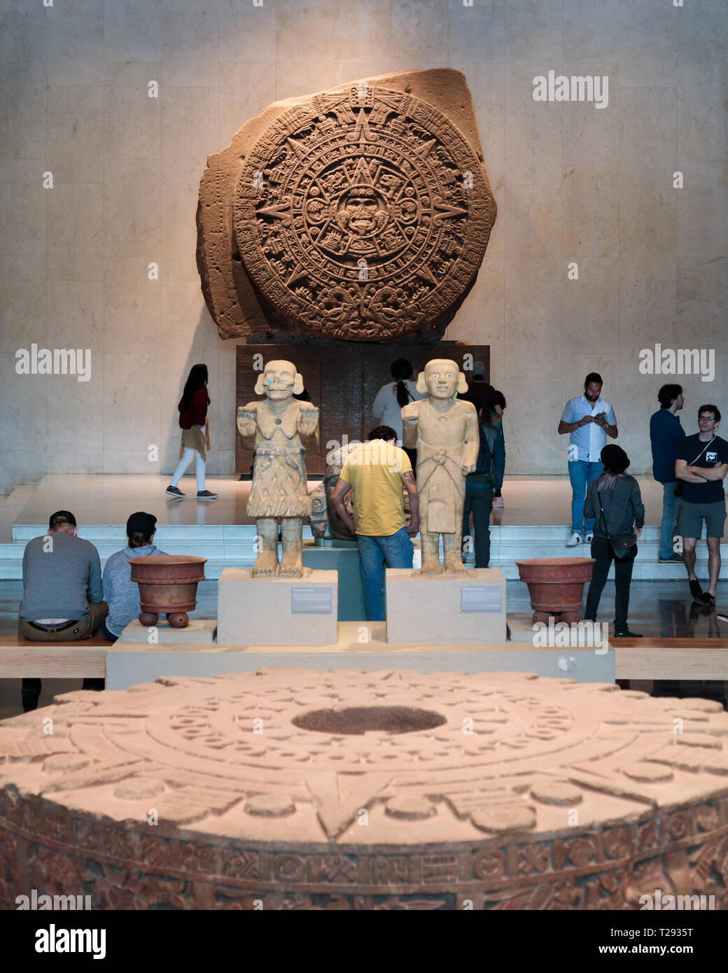 View of native artifacts from the interior of the beautiful National