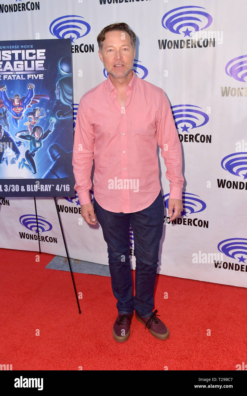 Anaheim, USA. 29th Mar, 2019. George Newbern at the Photocall for the animated film 'Justice League Vs. the Fatal Five 'at WonderCon 2019 at the Anaheim Convention Center. Anaheim, 29.03.2019 | usage worldwide Credit: dpa/Alamy Live News Stock Photo