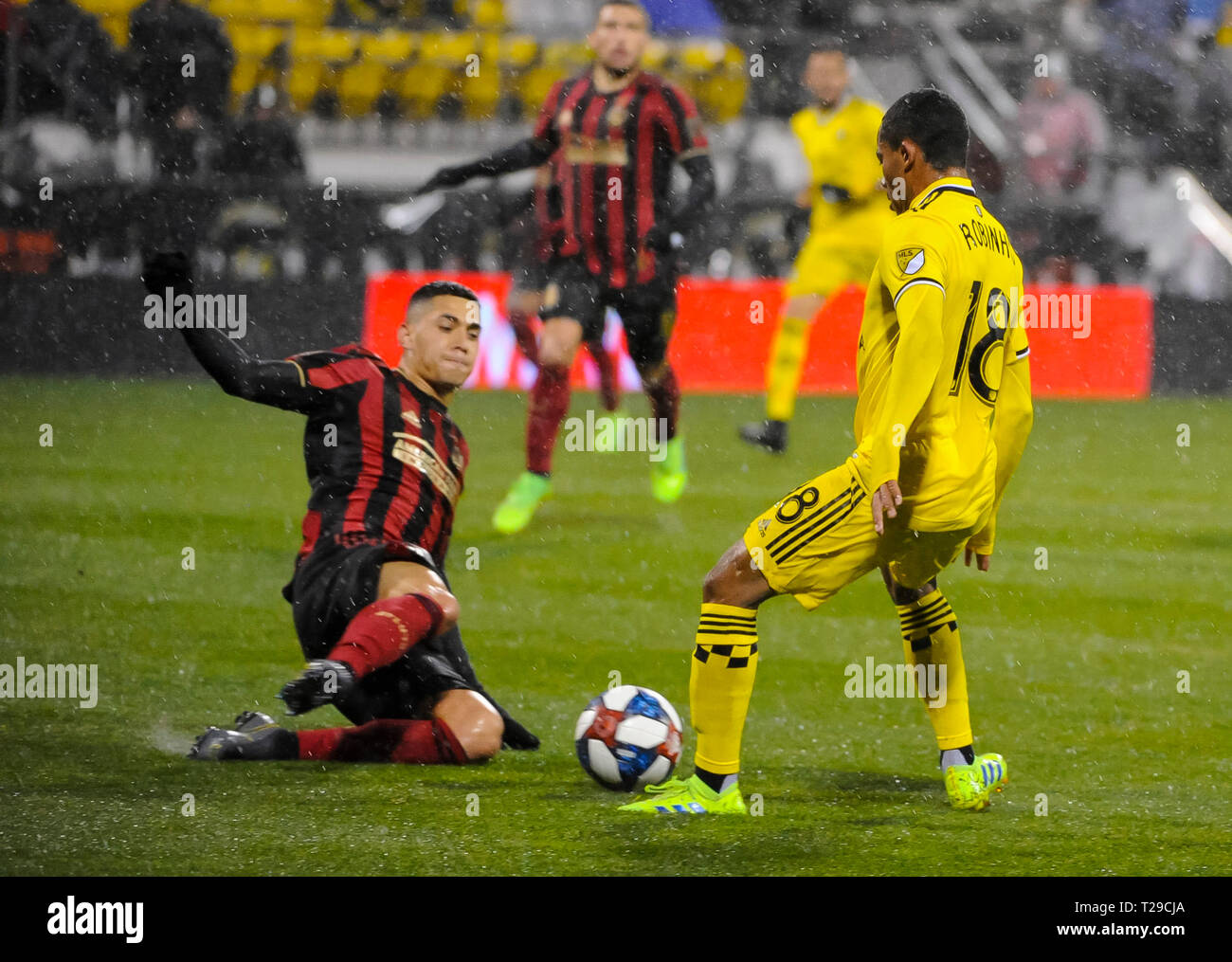 Pedro Santos and the Columbus Crew visit Foxboro tomorrow, N.E.