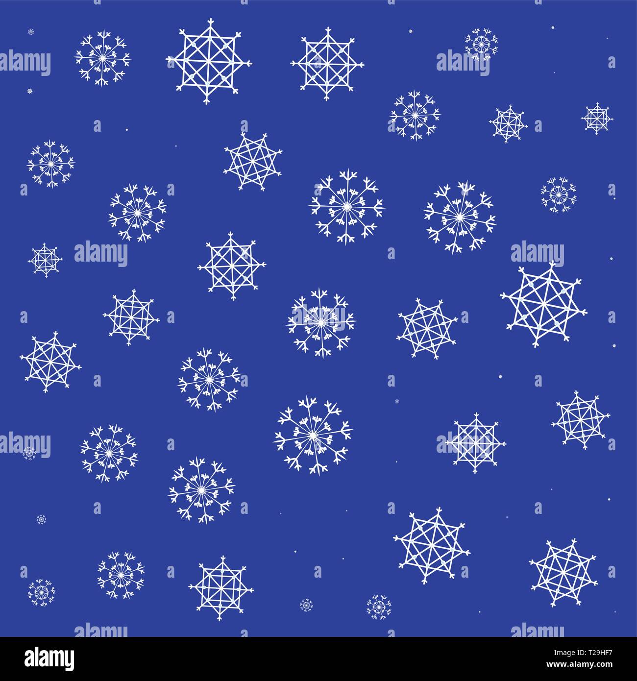 pattern of snowflakes icons vector illustration design Stock Vector ...
