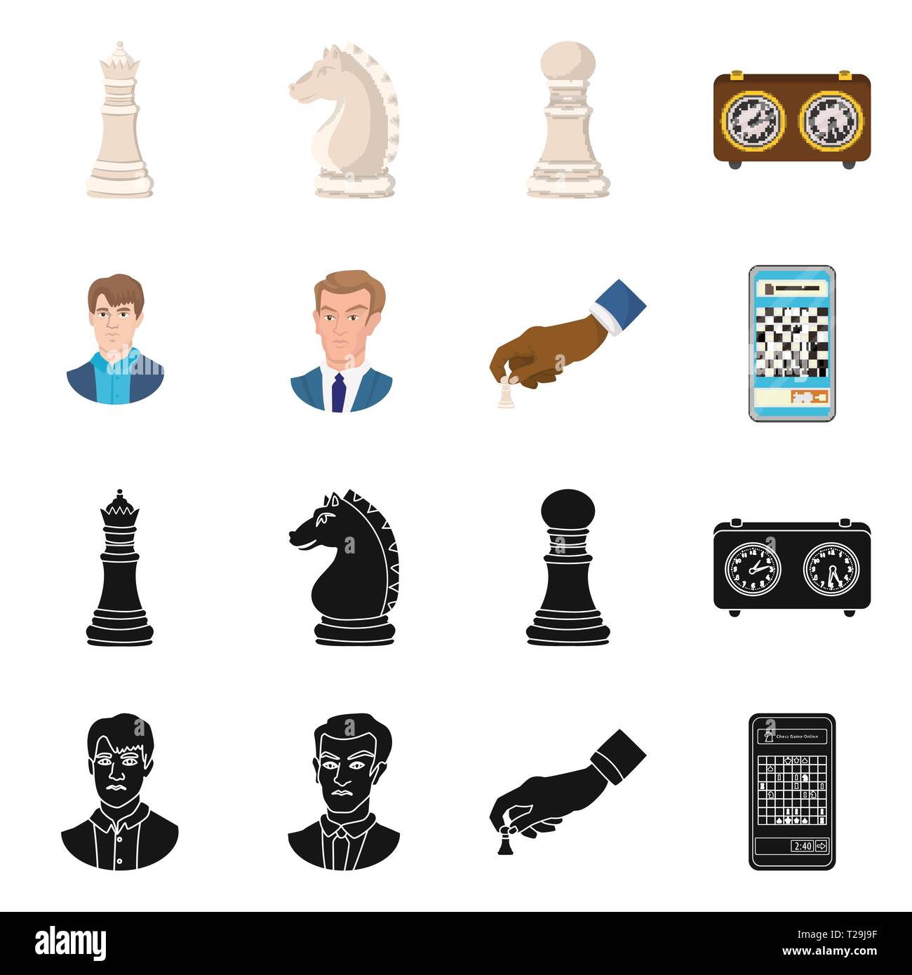 queen,knight,pawn,clock,man,hand,mobile,board,horse,timer,face,businessman,app,white,speed,male,profile,concept,phone,mate,figure,young,business,technology,check,head,counter,button,guy,African,checkmate,thin,club,target,chess,game,piece,strategy,tactical,play,set,vector,icon,illustration,isolated,collection,design,element,graphic,sign Vector Vectors , Stock Vector