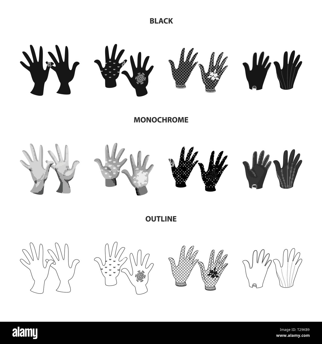 Vector design of silhouette and safety icon. Set of silhouette and comfort stock symbol for web. Stock Vector