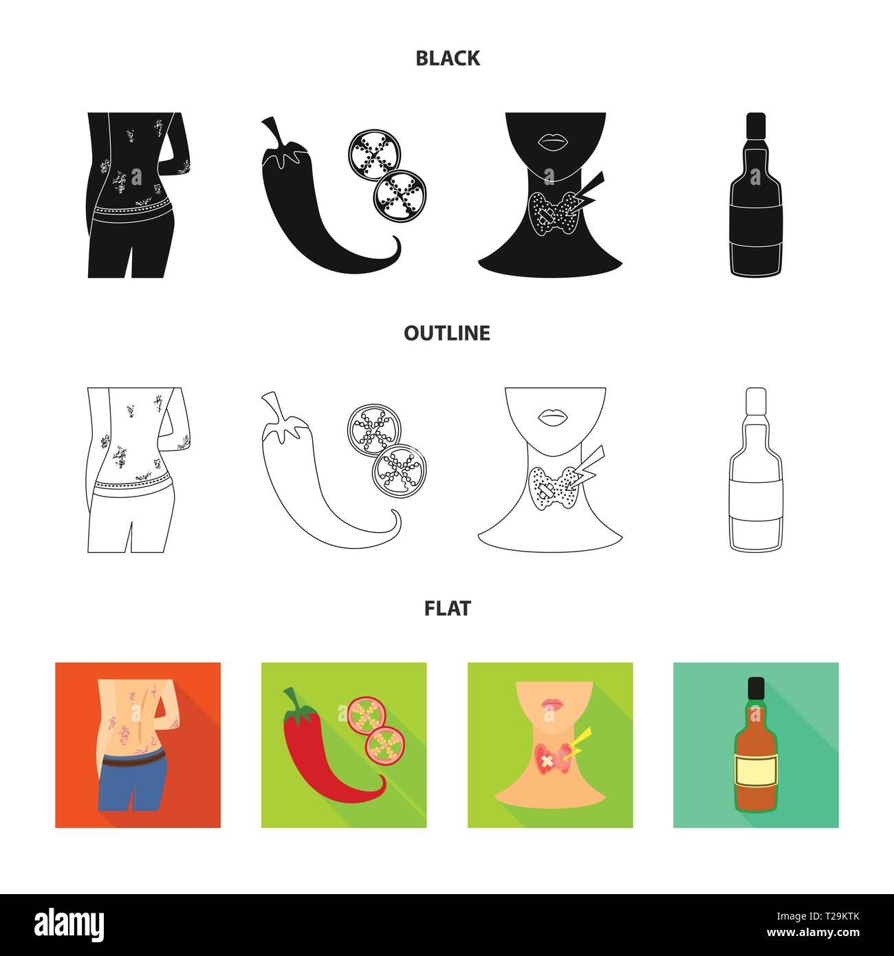 psoriasis,pepper,endocrine,skin,chili,system,bottle,body,hot,neck