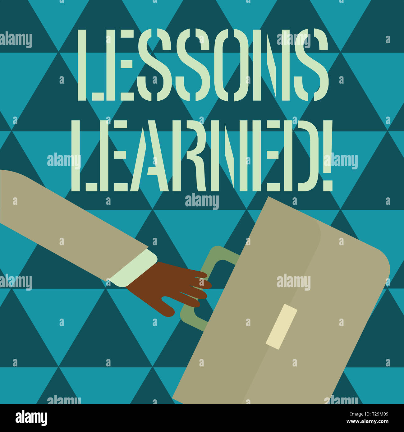 Text sign showing Lessons Learned. Business photo text experiences ...