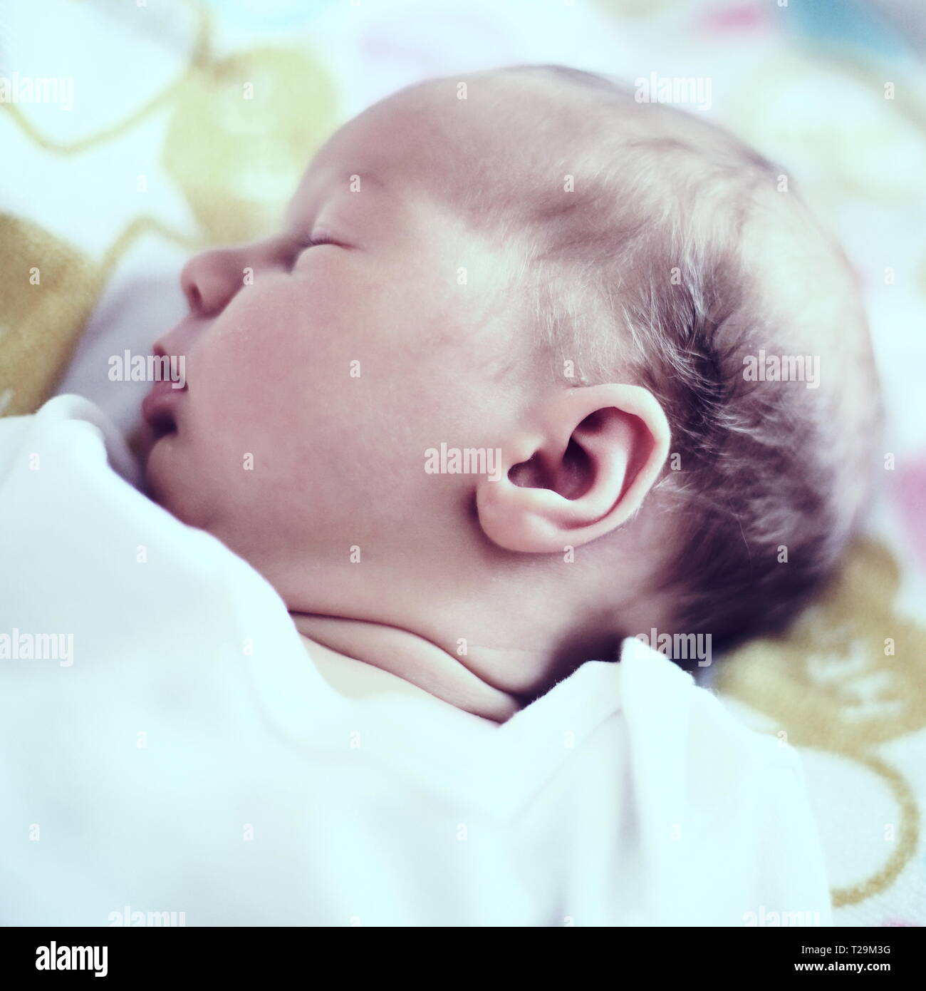 Baby Boy Sleeping In Cot High Resolution Stock Photography and Images ...