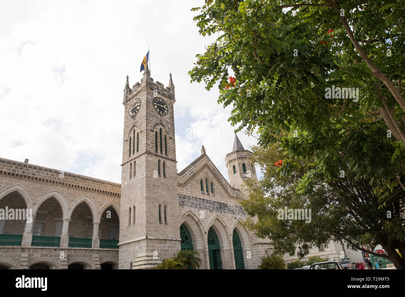 Parliament Building In Bridgetown, The Capital Of Barbados Stock Photo ...