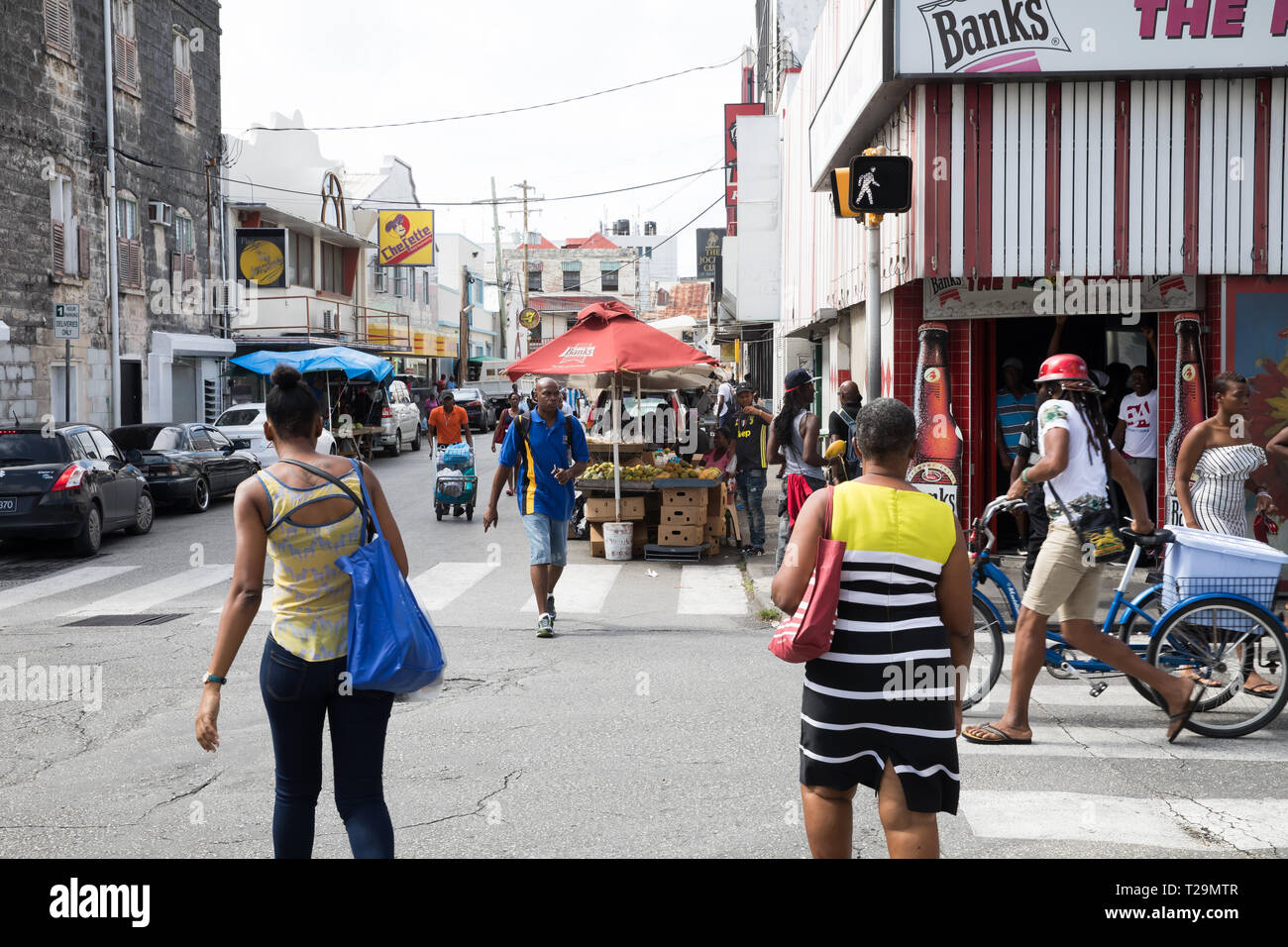 Bridgetown caribbean shops hires stock photography and images Alamy