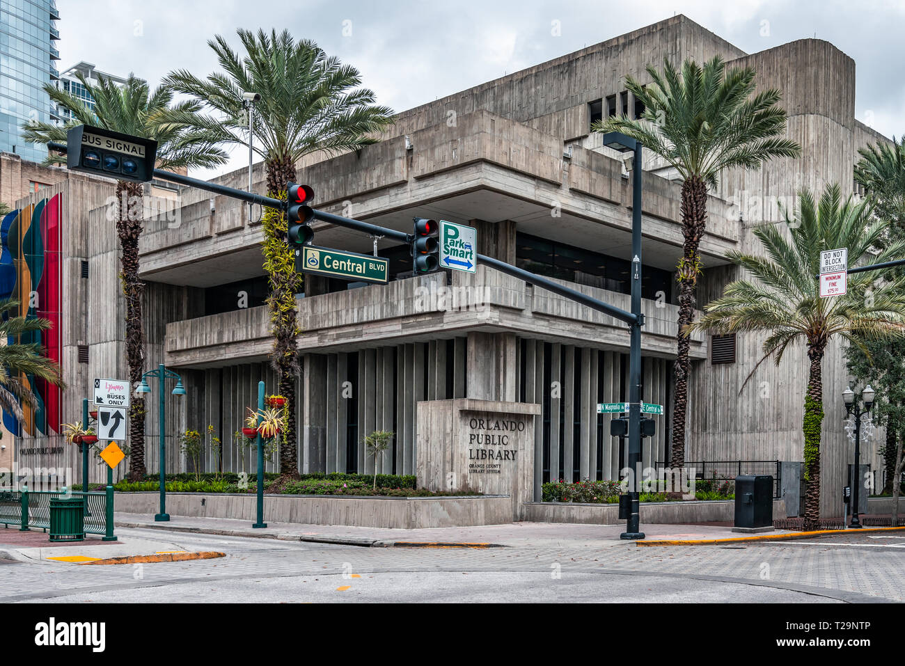 ORLANDO, FLORIDA, USA DECEMBER, 2018 The Orange County Library