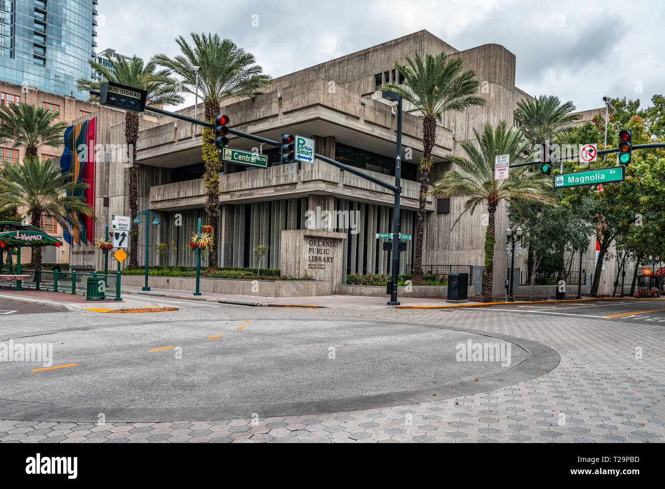 ORLANDO, FLORIDA, USA DECEMBER, 2018 The Orange County Library