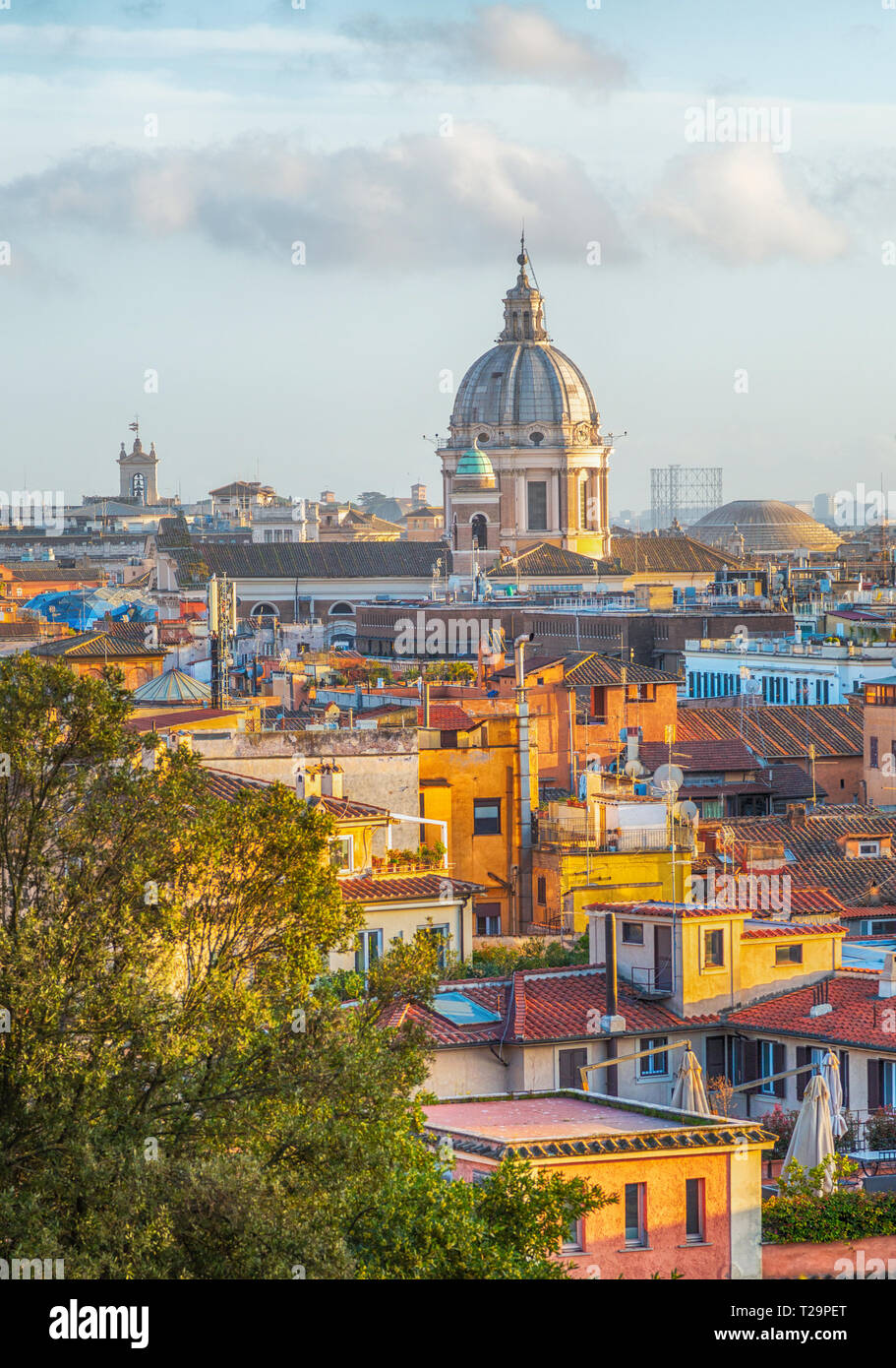 Rome city view from the Pincio Terrace Stock Photo - Alamy