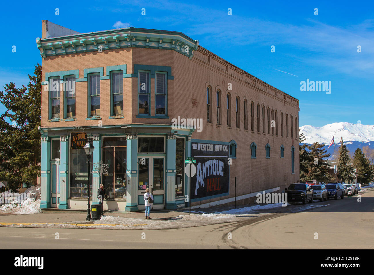 CITY OF LEADVILLE COLORADO AND SURROUNDINGS MINERS CHURCH HOUSES ARCHITECTURE