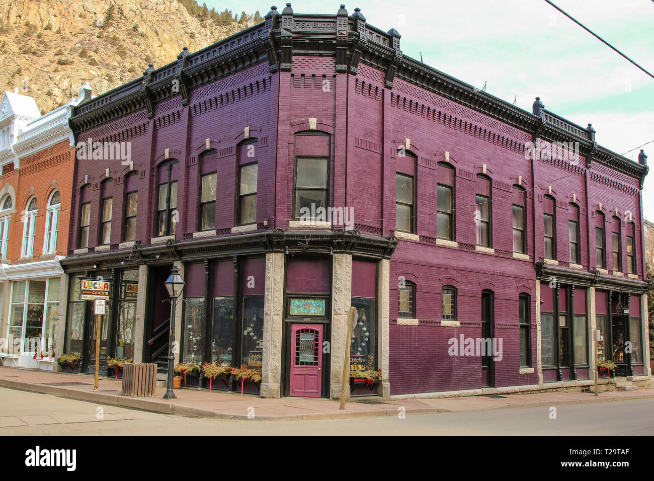Historic buildings in Colorado Stock Photo Alamy