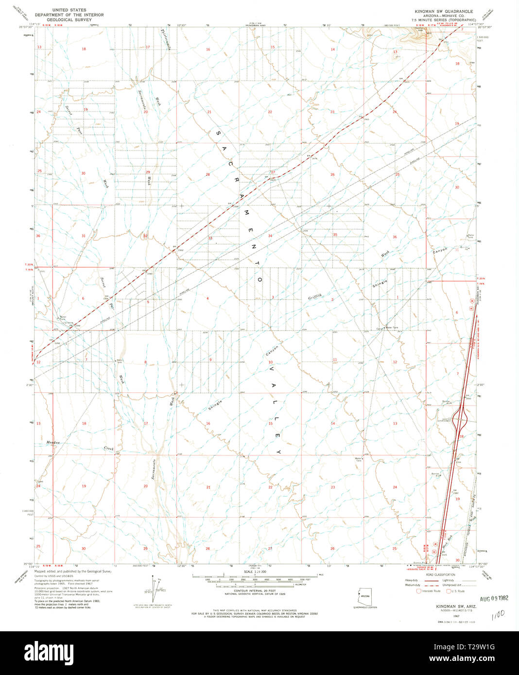 Kingman, az map Cut Out Stock Images & Pictures Alamy