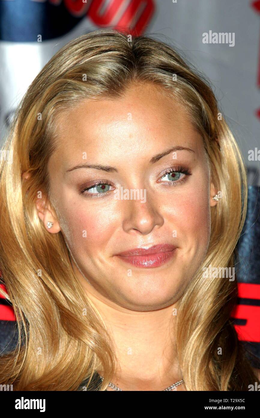 KRISTANNA LOKEN OF 'TERMINATOR 3' THE RISE OF THE MACHINES TO APPEAR AT PLANET HOLLYWOOD, NYC. 06/24/2003 Photo By John Barrett/PHOTOlink Stock Photo