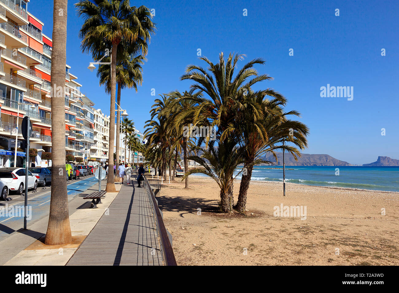 Sign in a public park, park municipal de escandinavia, Altea, Costa Blanca,  Spain Stock Photo - Alamy