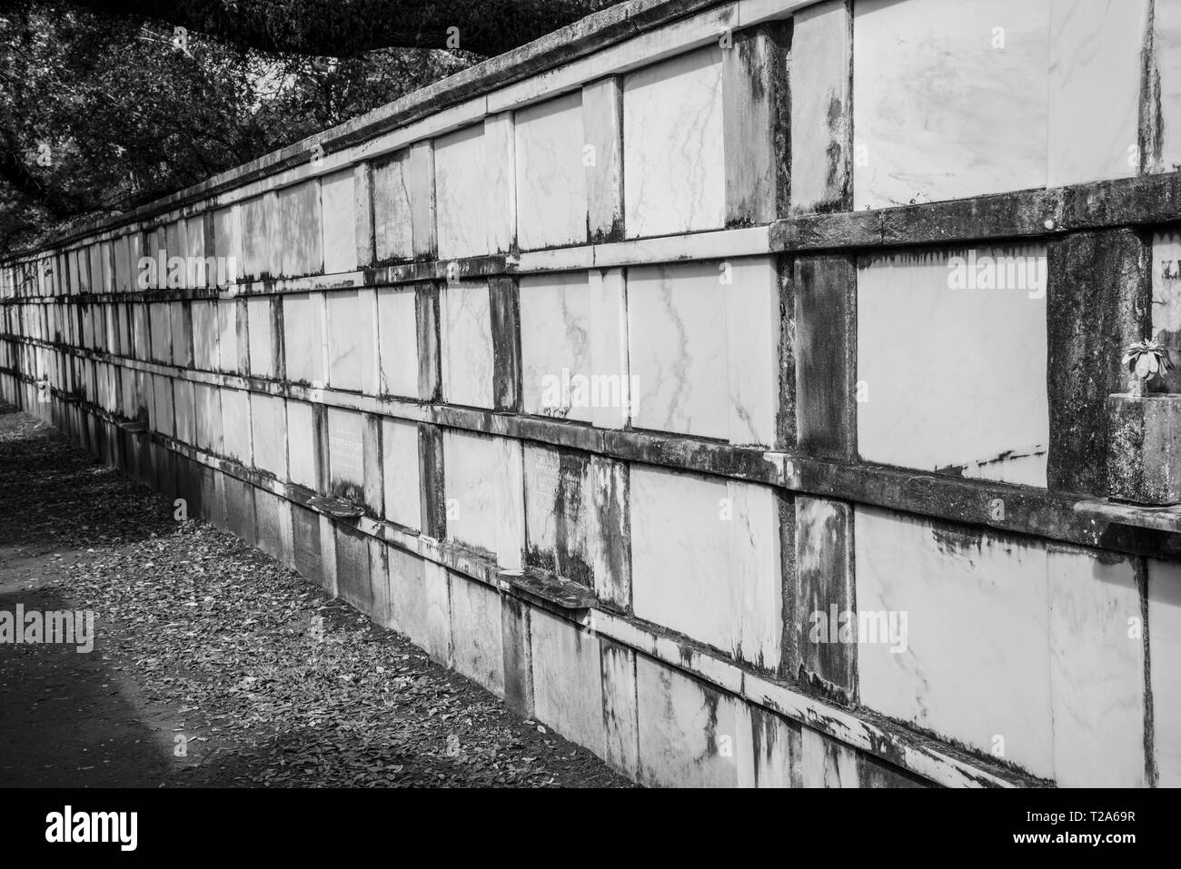 New Orleans, TN, USA, November 20th 2018-Lafayette cemetery no 1 in New Orleans (USA) was funded in 1833 and still in use Stock Photo