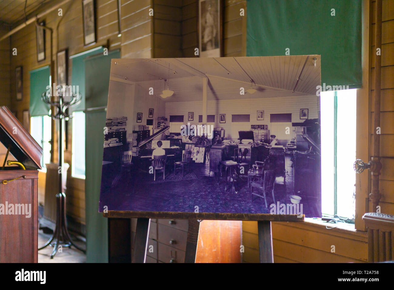 West Orange, New Jersey, September 19, 2018:Thomas Edison National Historical Park preserves Thomas Edison's laboratory and residence, Glenmont Stock Photo